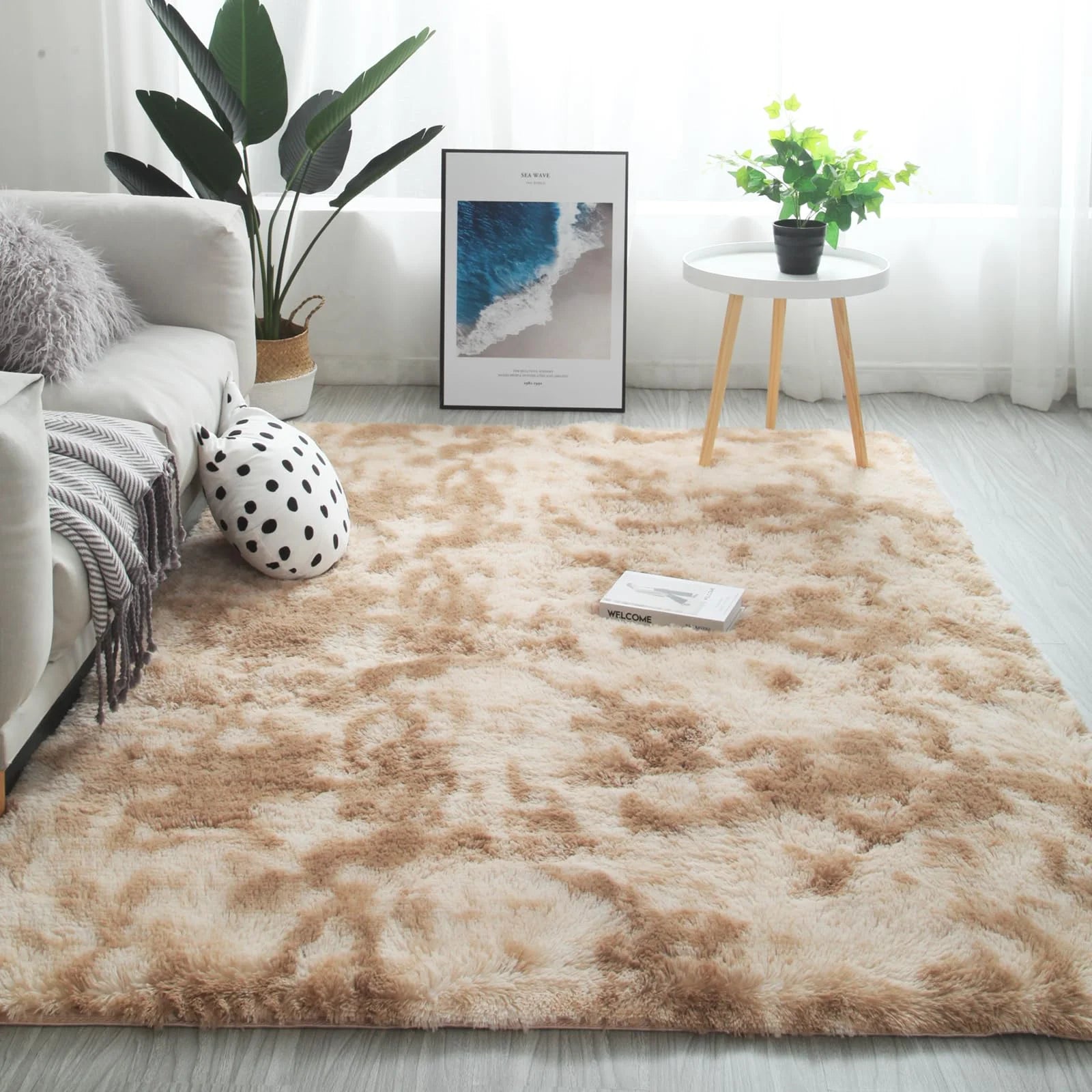 Ultra-Soft Puffy Rug, Bedroom & Living Room Indoor Floor Mat, Nursery Carpet, Children'S Girls' Room Home Decor