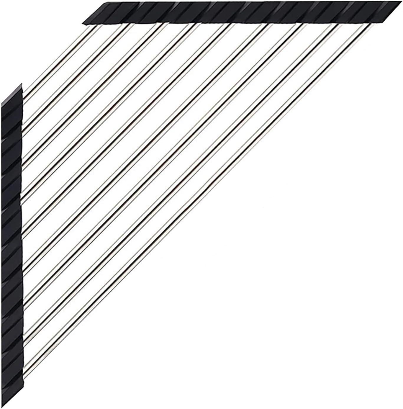 Roll-Up Dish Drying Rack Stainless Steel Corner Sink Mat