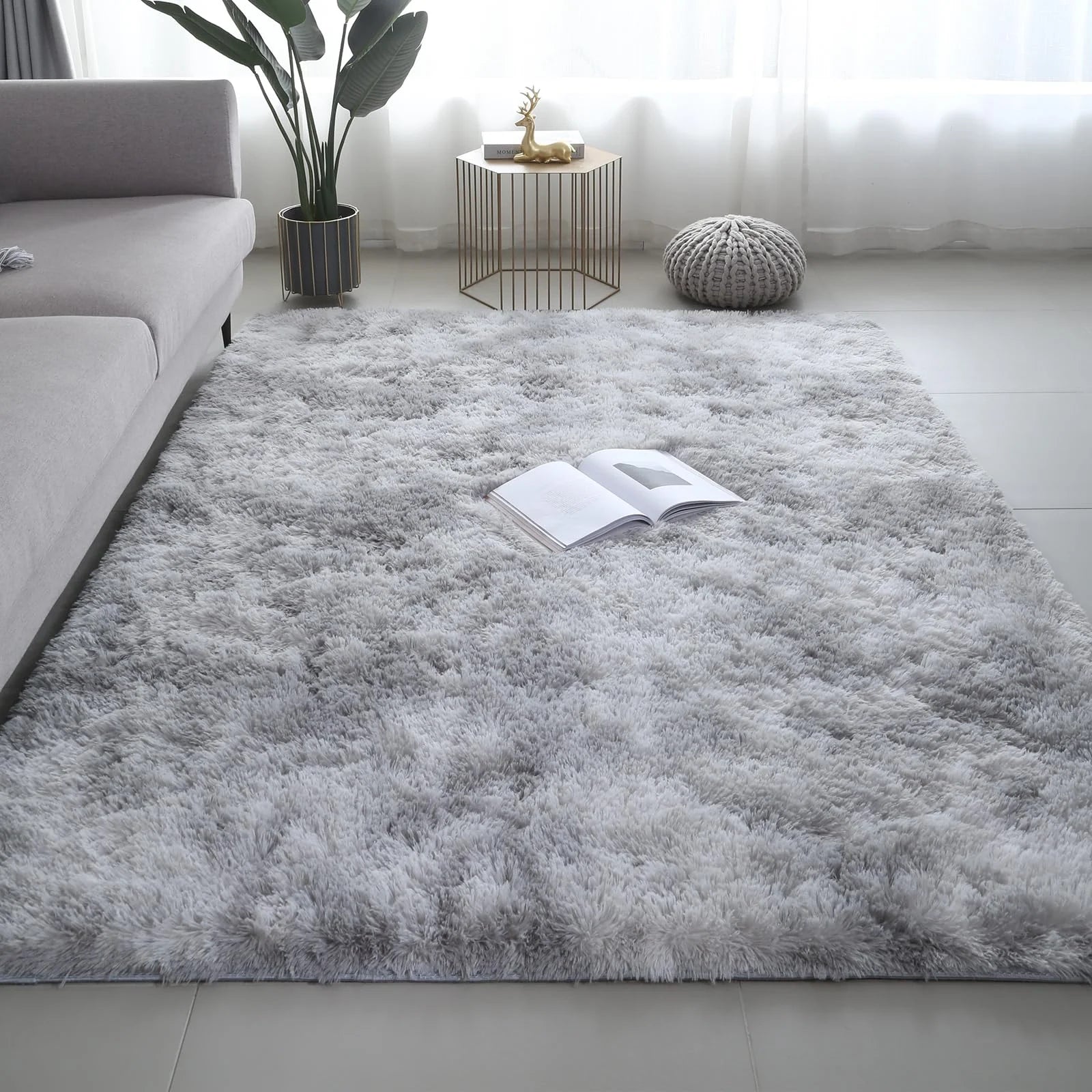 Ultra-Soft Puffy Rug, Bedroom & Living Room Indoor Floor Mat, Nursery Carpet, Children'S Girls' Room Home Decor