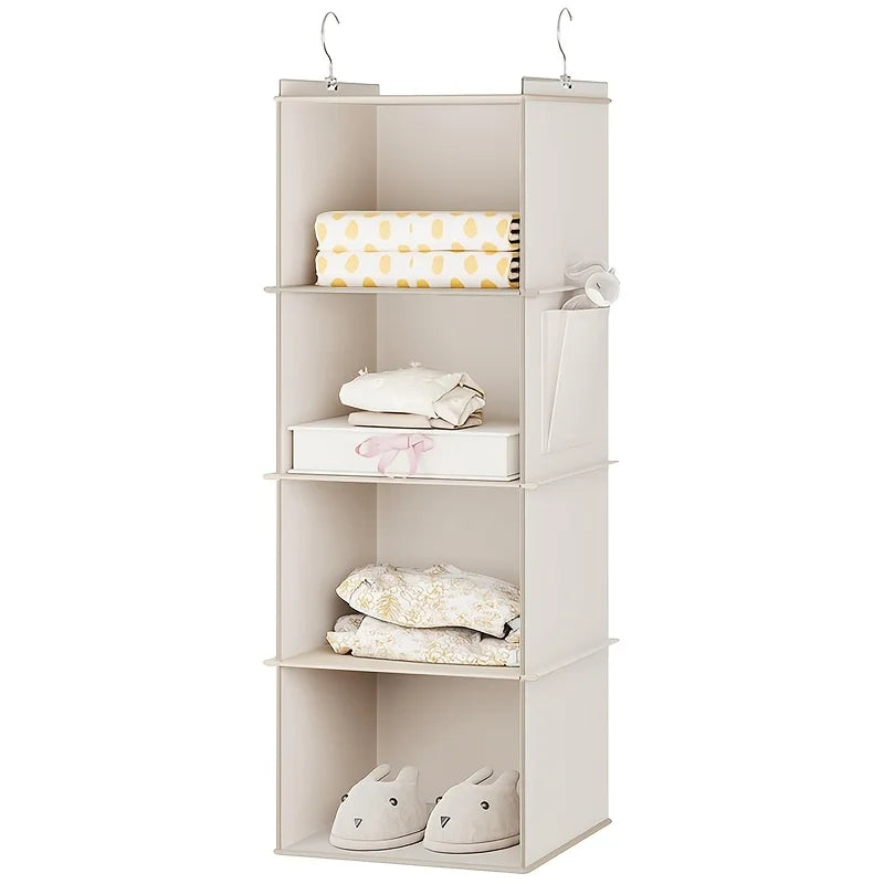 Hanging Storage Bag Non-Woven Underwear Clothes Multi-Layer Storage Bag Wardrobe Durable and Washable Hanging Storage Bag