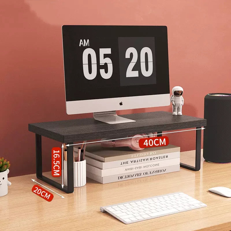 30/40/50Cm Monitor Raised Shelf Office Laptop Bracket Desktop Computer Stand Desktop Rack Home Storage Holders Organizer