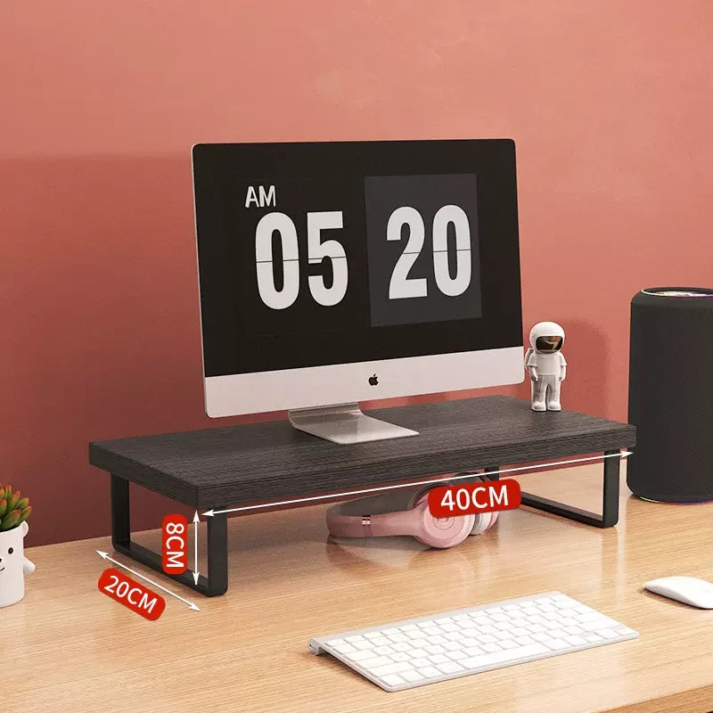 30/40/50Cm Monitor Raised Shelf Office Laptop Bracket Desktop Computer Stand Desktop Rack Home Storage Holders Organizer