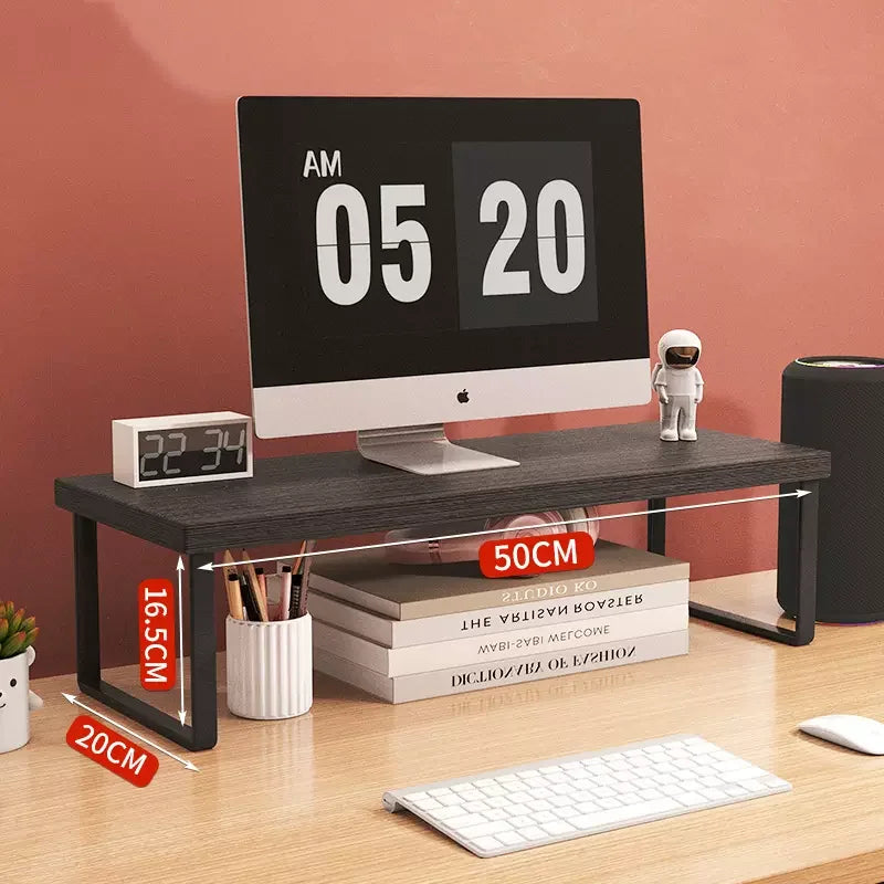 30/40/50Cm Monitor Raised Shelf Office Laptop Bracket Desktop Computer Stand Desktop Rack Home Storage Holders Organizer