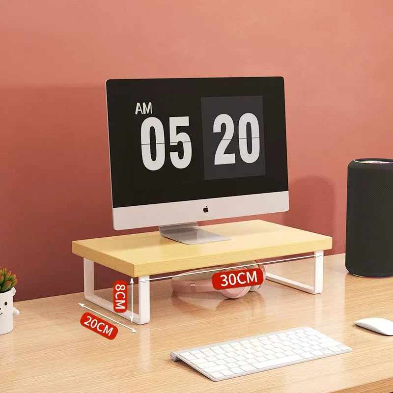 30/40/50Cm Monitor Raised Shelf Office Laptop Bracket Desktop Computer Stand Desktop Rack Home Storage Holders Organizer