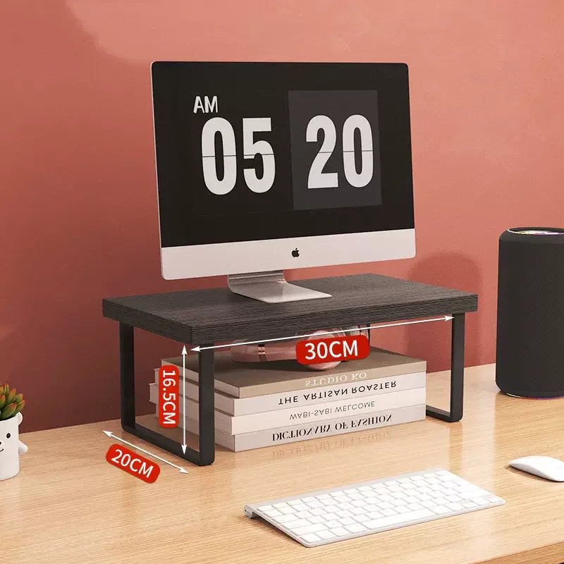 30/40/50Cm Monitor Raised Shelf Office Laptop Bracket Desktop Computer Stand Desktop Rack Home Storage Holders Organizer