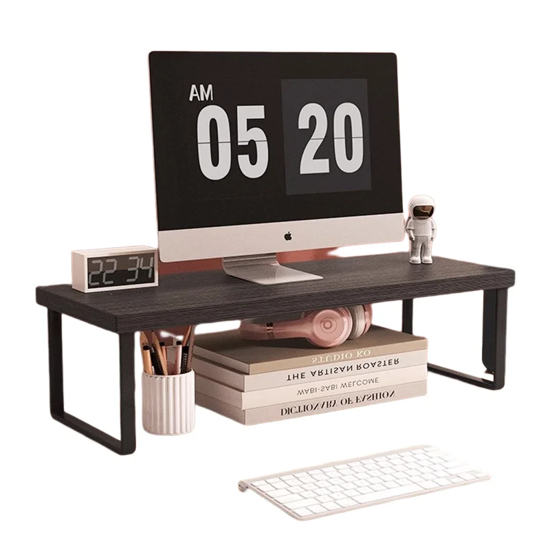 30/40/50Cm Monitor Raised Shelf Office Laptop Bracket Desktop Computer Stand Desktop Rack Home Storage Holders Organizer