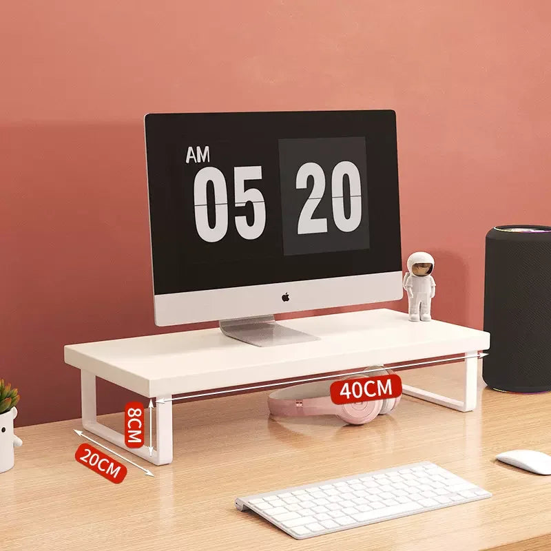 30/40/50Cm Monitor Raised Shelf Office Laptop Bracket Desktop Computer Stand Desktop Rack Home Storage Holders Organizer