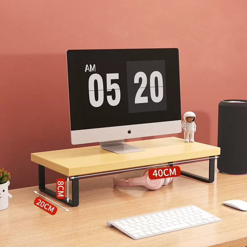 30/40/50Cm Monitor Raised Shelf Office Laptop Bracket Desktop Computer Stand Desktop Rack Home Storage Holders Organizer