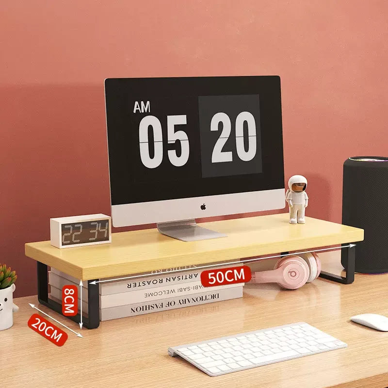 30/40/50Cm Monitor Raised Shelf Office Laptop Bracket Desktop Computer Stand Desktop Rack Home Storage Holders Organizer