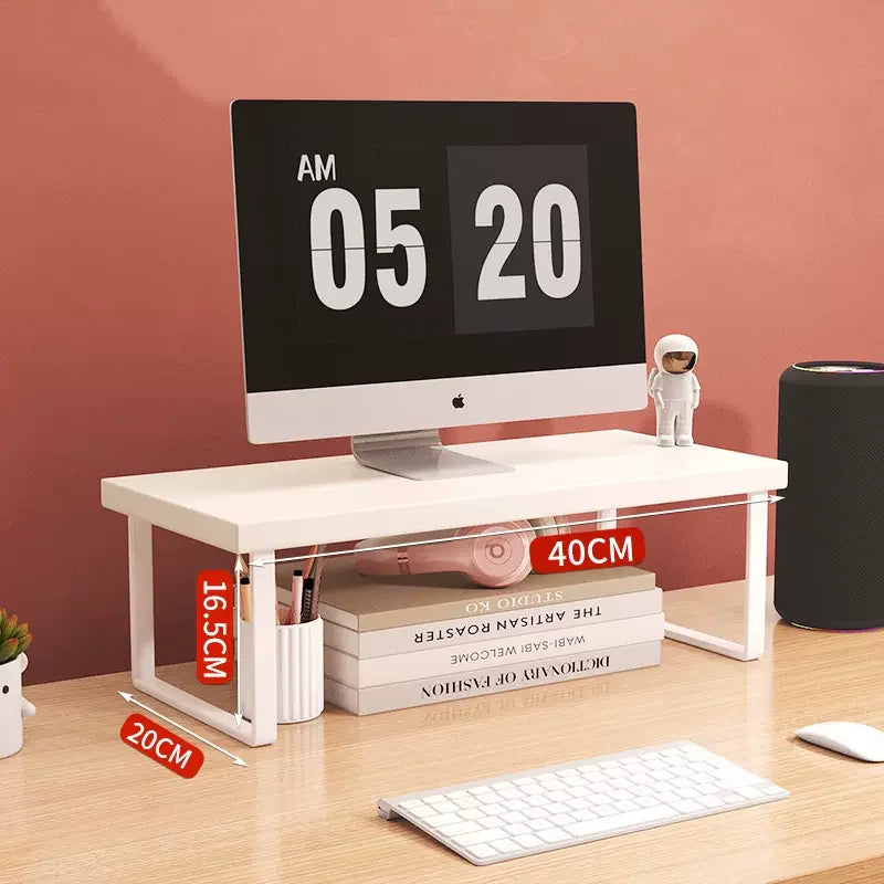 30/40/50Cm Monitor Raised Shelf Office Laptop Bracket Desktop Computer Stand Desktop Rack Home Storage Holders Organizer