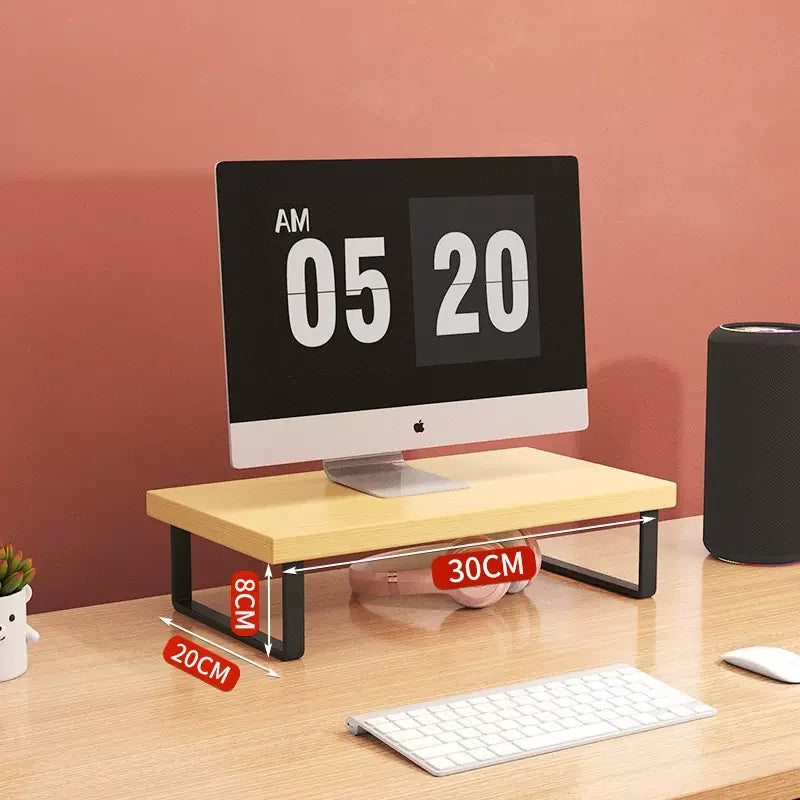 30/40/50Cm Monitor Raised Shelf Office Laptop Bracket Desktop Computer Stand Desktop Rack Home Storage Holders Organizer