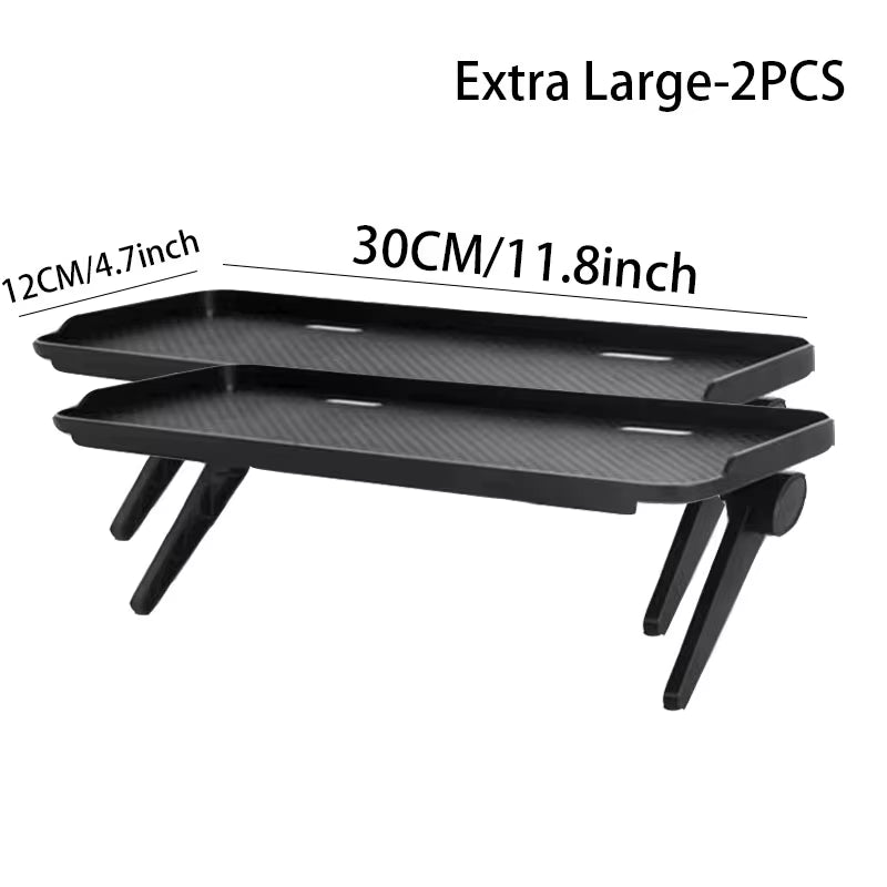 Adjustable TV Screen Top Shelf Computer Monitor Desktop Screen Top Storage Rack TV Media Box, Router Shelf Rack Home Organizer