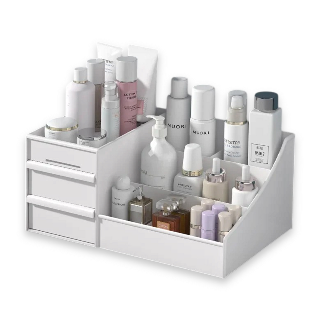 Desktop Cosmetic Storage Box With Drawers Organizer