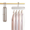 Foldable 9-Hole Clothes Hangers Space-Saving 3 Pack