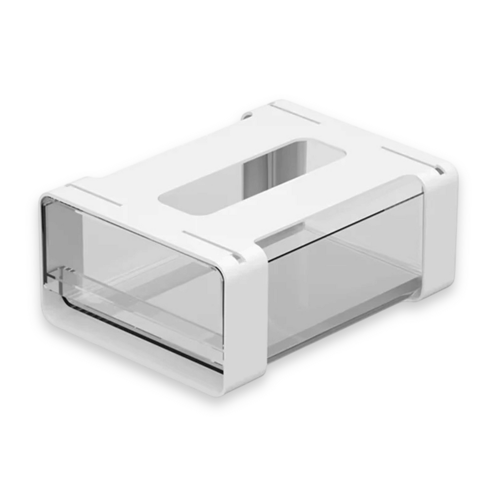 Hidden Under Desk Drawer Storage Box Self-Stick