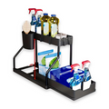 2 Tier Under Sink Organizer Pull-Out Storage Drawers