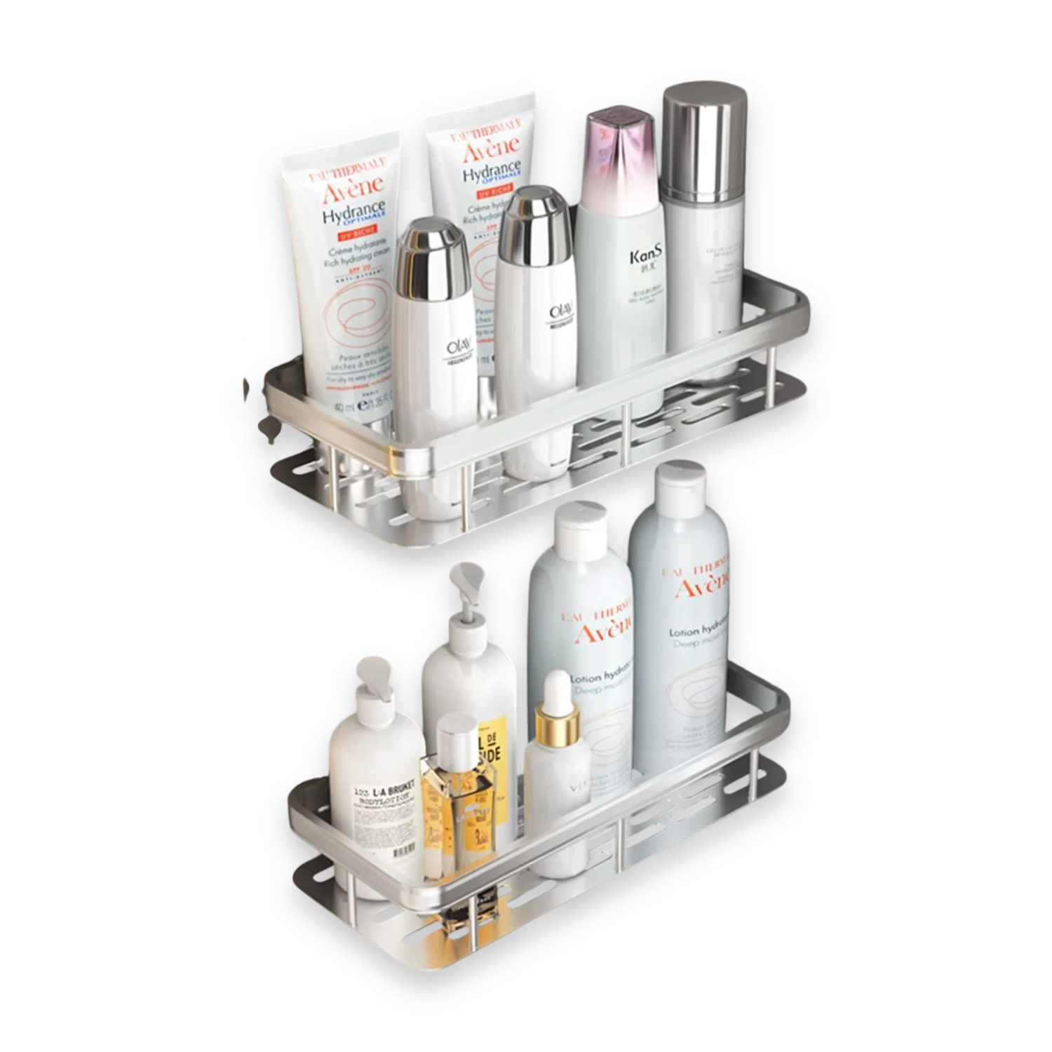 Stainless Steel Shower Caddy Wall Shelf for Bathroom