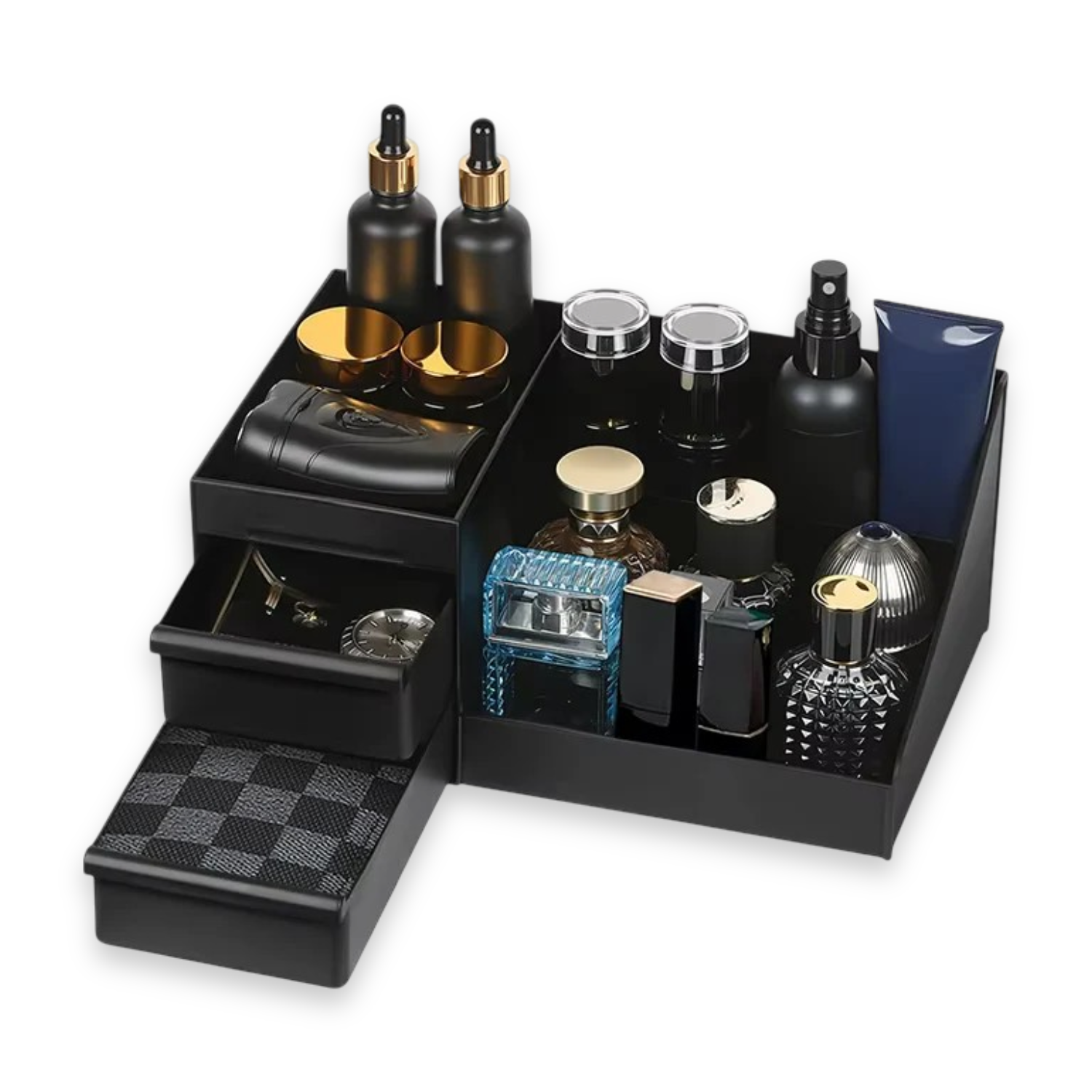 Countertop Perfume Organizer Tray for Vanity Display